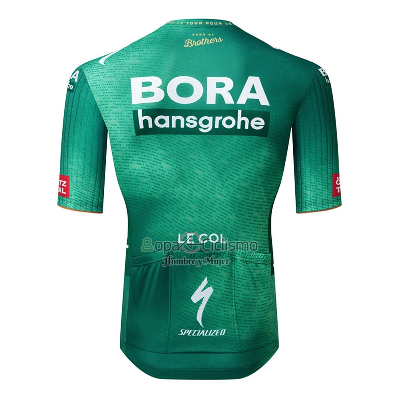 Bora-hansgrone Ropa Ciclismo Culotte Corto 2023 Mangas Cortas Verde